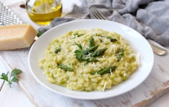 steamy hot risotto