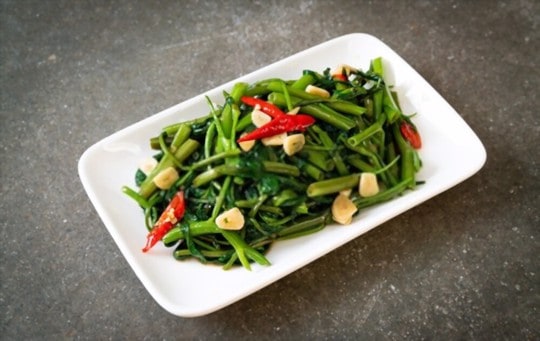 stirfried water spinach