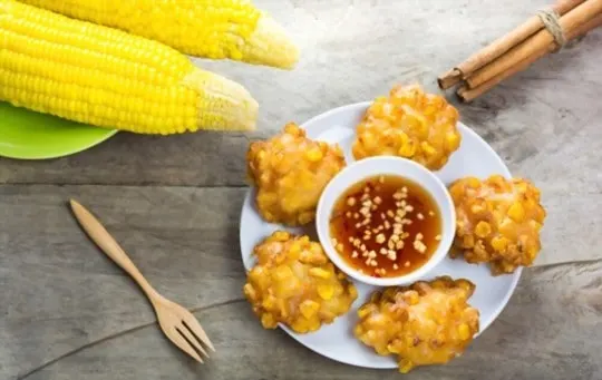 sweet corn fritters