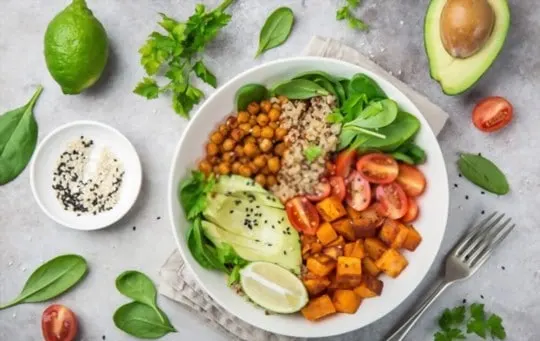 sweet potato and chickpea salad