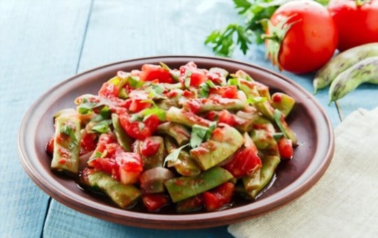 tomato and green bean salad