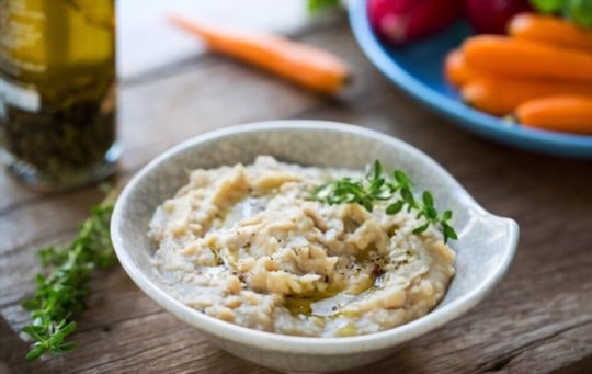 white beans mash with butter