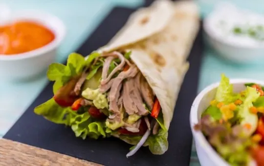 why consider serving side dishes with pulled pork wraps