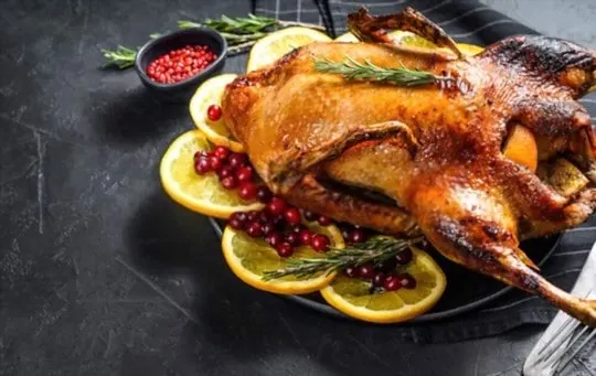 why consider serving side dishes with roast goose