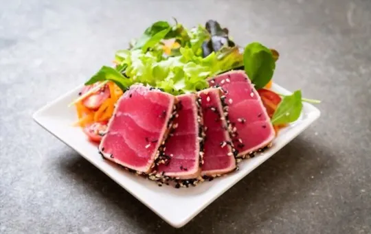 why consider serving side dishes with seared tuna