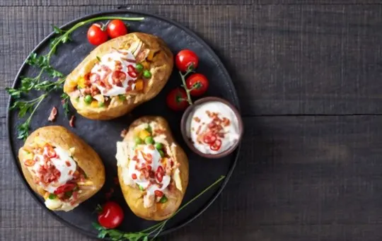 baked russet potatoes