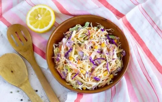 crispy coleslaw salad