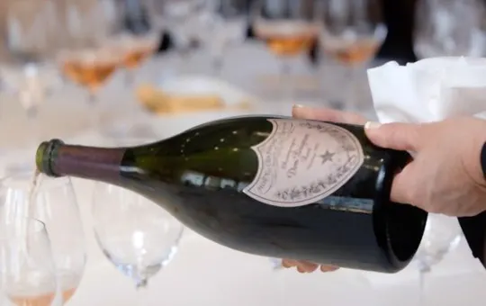 how to serve dom perignon