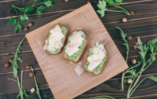 kale and parmesan tartine