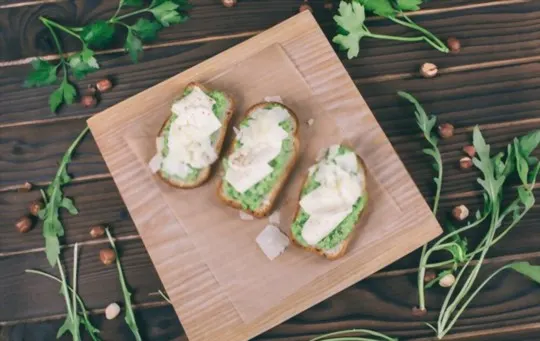 kale and parmesan tartine