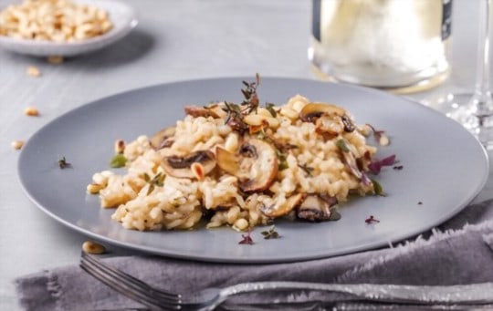 mushroom risotto