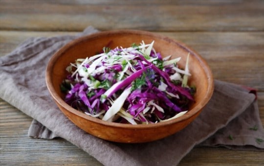 red cabbage coleslaw