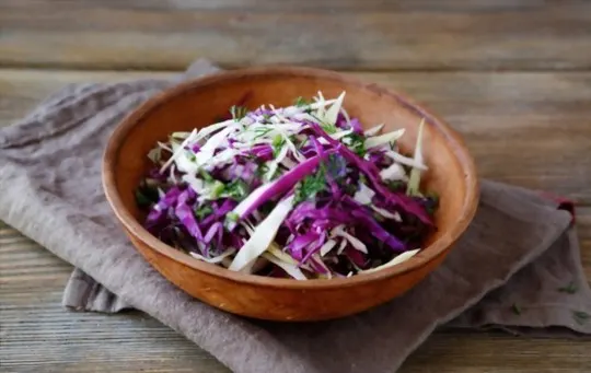 red cabbage coleslaw