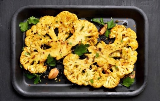 roasted cauliflower with herbs