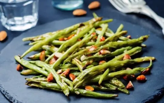 roasted green beans