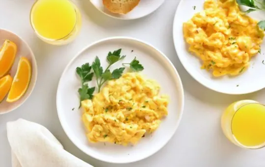 scrambled eggs