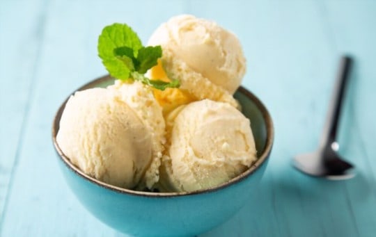 soft vanilla ice cream