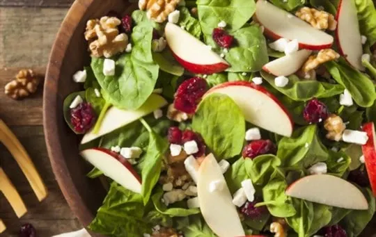 spinach apple salad