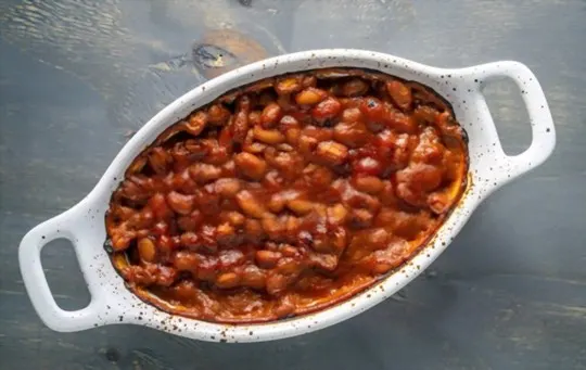 sweet baked beans