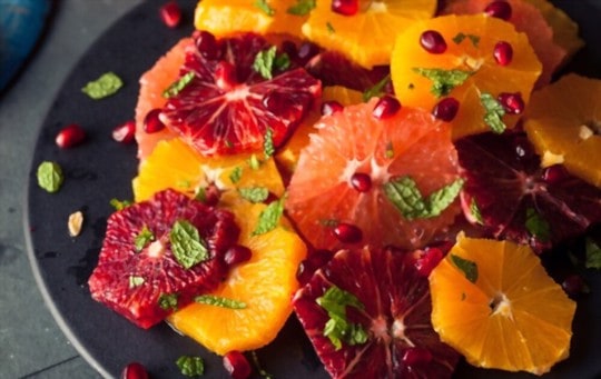 sweet orange salad