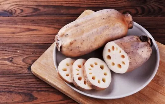 what does lotus root taste like