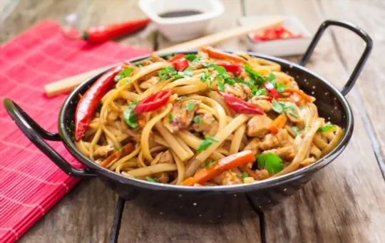 why consider serving side dishes with chow mein