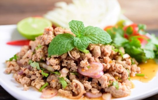 why consider serving side dishes with larb