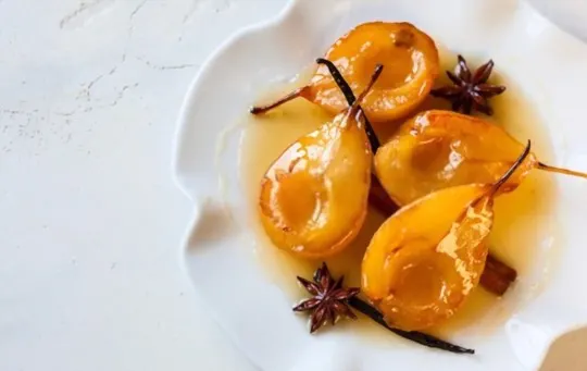 why consider serving side dishes with poached pears