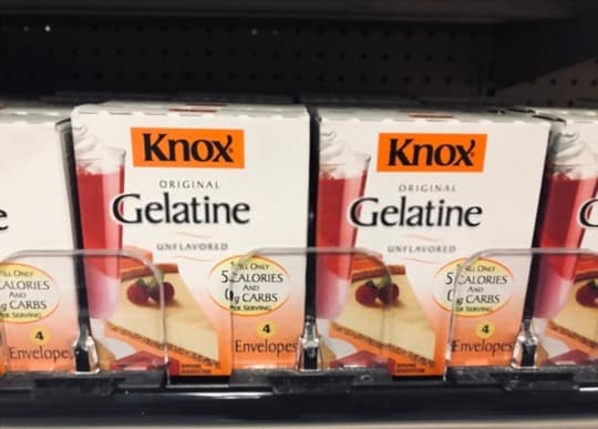 unflavored gelatin