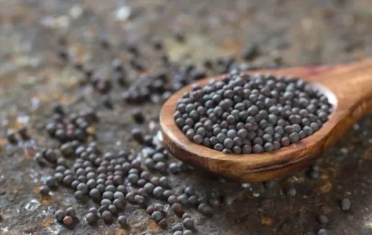 brown mustard seeds