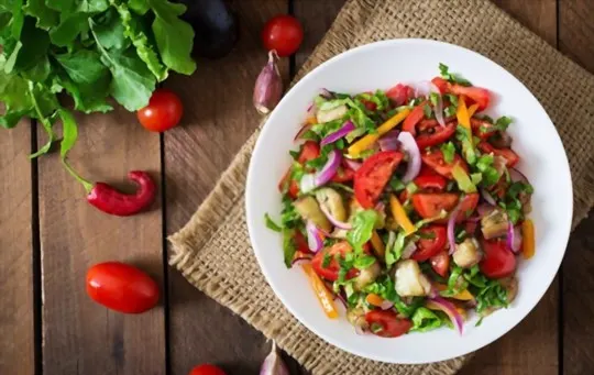 fresh vegetable salad