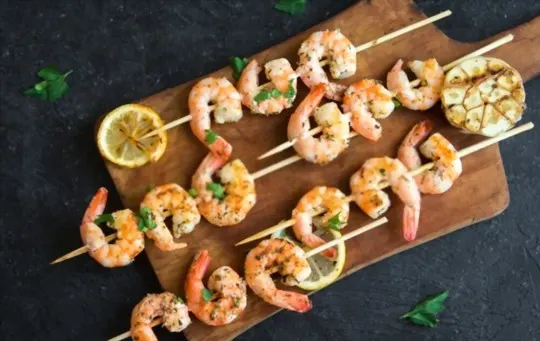 grilled shrimp skewers