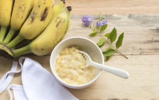 mashed banana