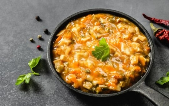 skillet carrot and mushroom