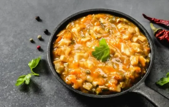 skillet carrot and mushroom