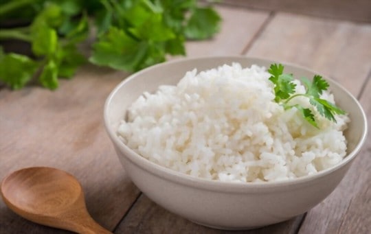 steamed rice