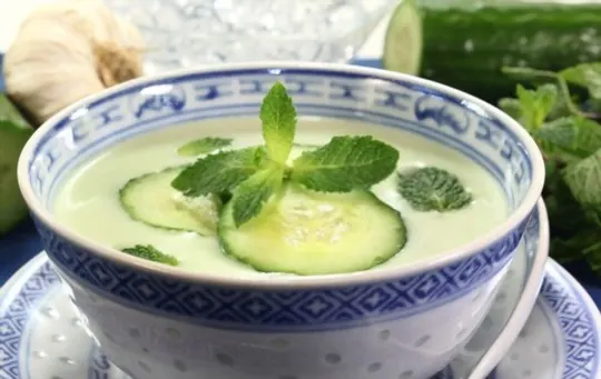 why consider serving side dishes with cucumber soup