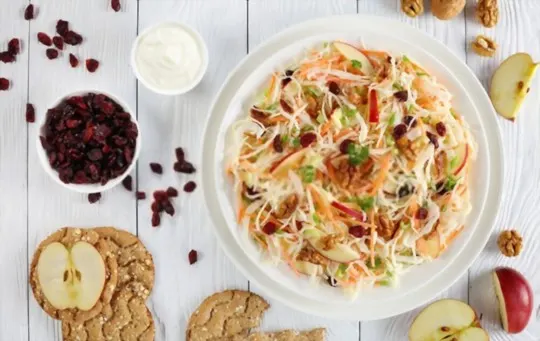 apple cranberry coleslaw