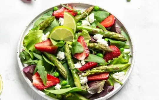 asparagus and arugula salad