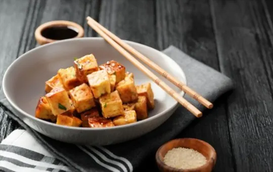 crispy sesame tofu