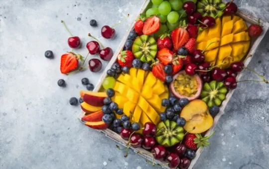 fresh fruit platter