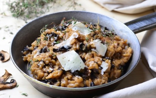 mushroom risotto