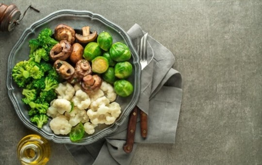 roasted broccoli and cauliflower