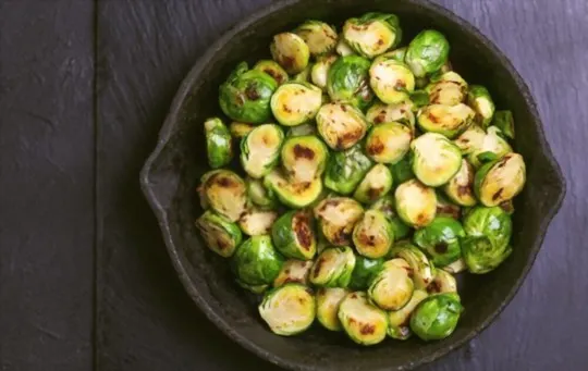 roasted brussels sprouts with garlic