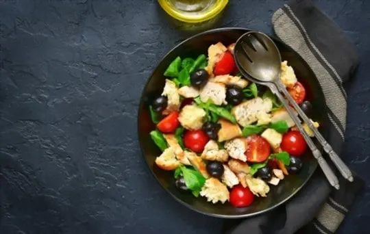 spring panzanella salad