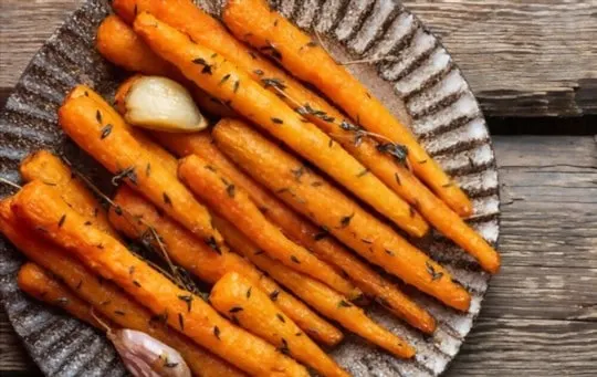 garlic roasted carrots