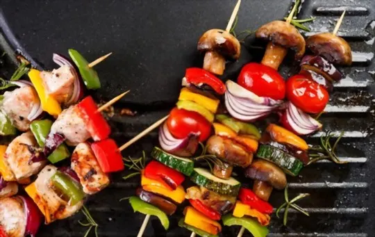 grilled vegetable skewers