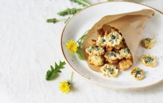 how to prepare and cook fried dandelions