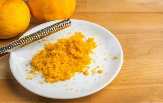 orange zest