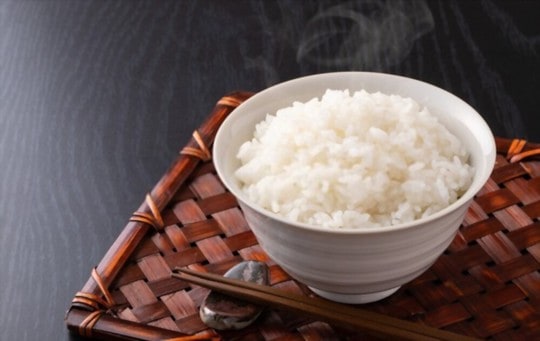 steamed rice